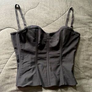 Vintage Designer Ticci Tonetto Boned Corset Sz 6